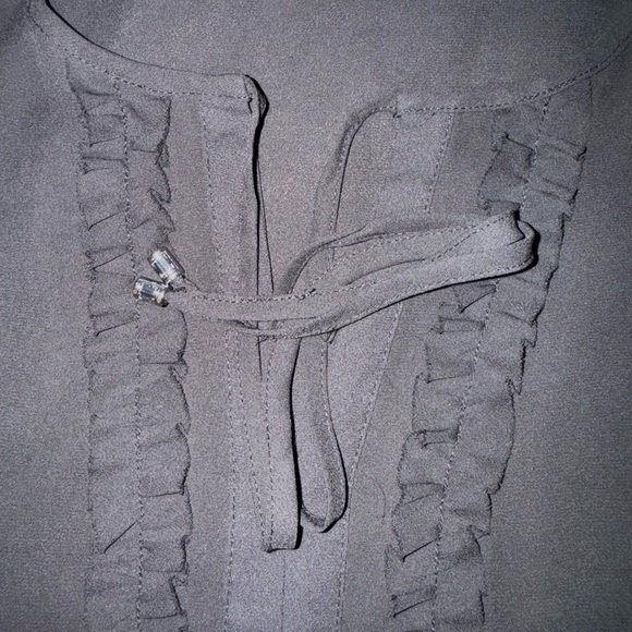 NWT Ivanka Trump Charcoal Blouse - Picture 4 of 6